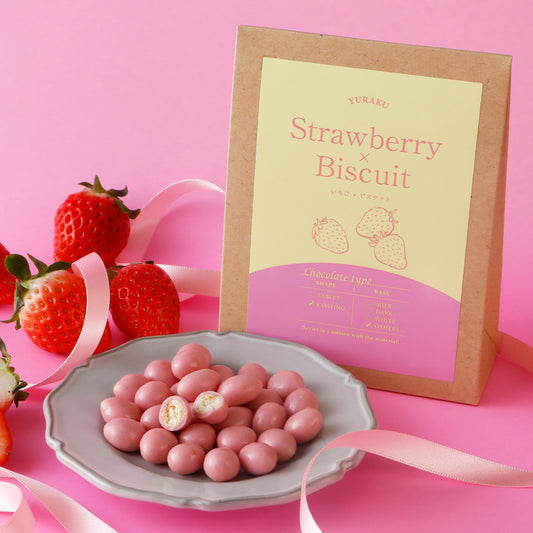 YURAKUショコラボール いちご×ビスケット