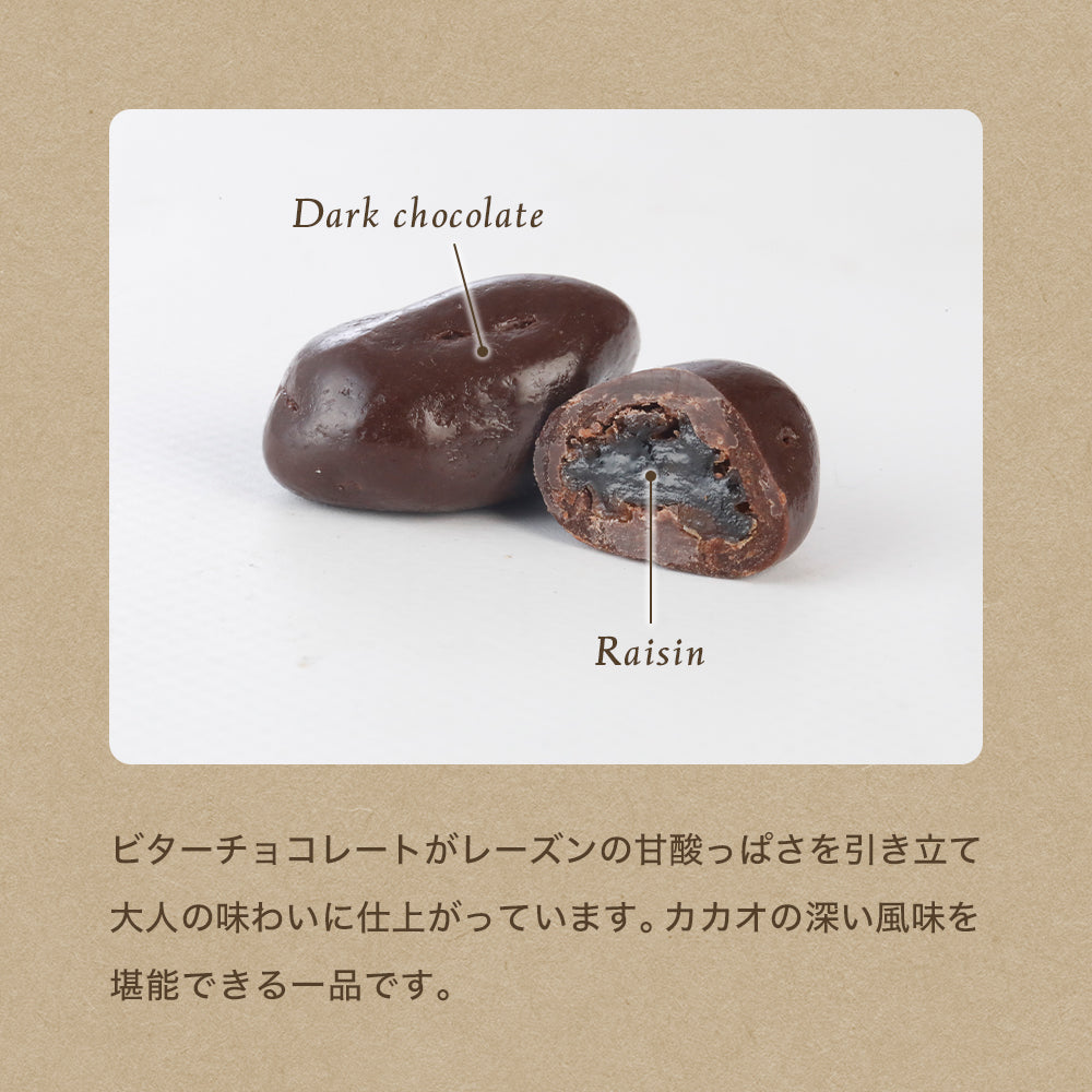 YURAKUショコラボール ダーク×レーズン