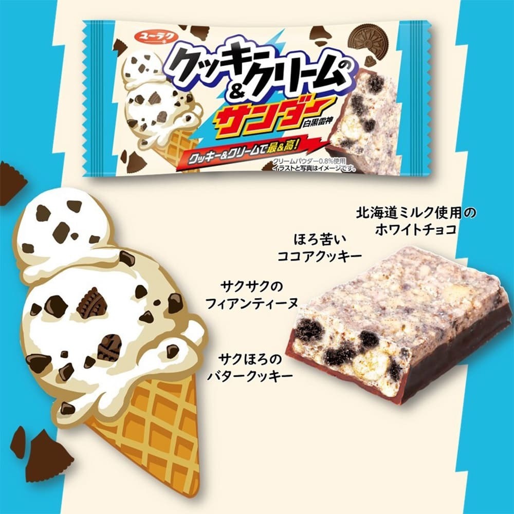 クッキー&クリームのサンダー