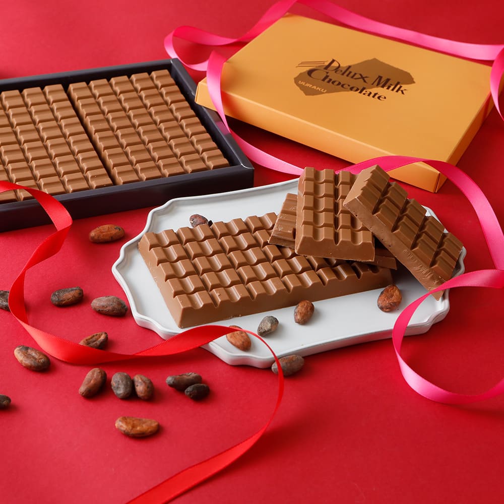 デラックスミルクチョコレート 5箱セット 専用箱付き