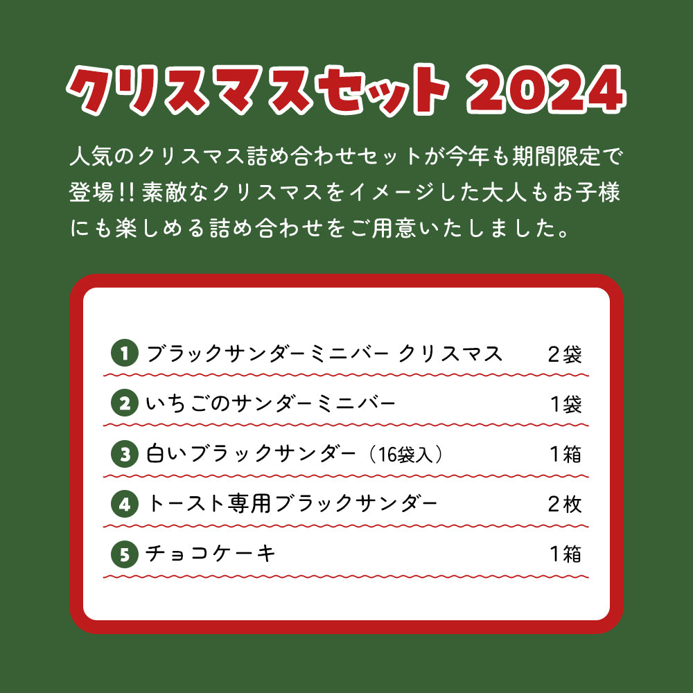 クリスマスセット 2024