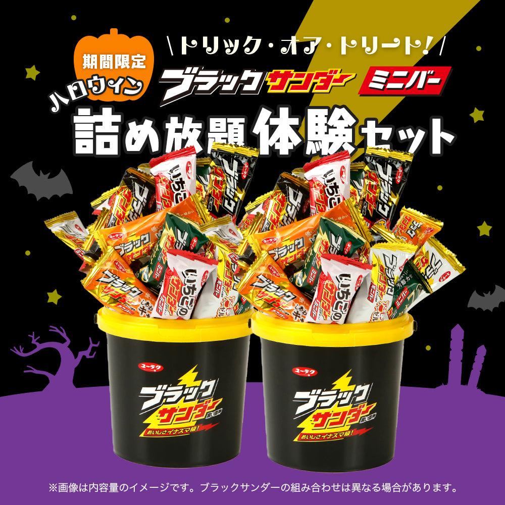 ブラックサンダーミニバー ハロウィン詰め放題体験セット