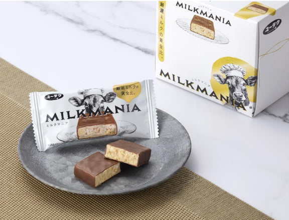 ミルクマニア 練乳パウダーとクリーム風味パウダーを使用した濃厚ミルクチョコ