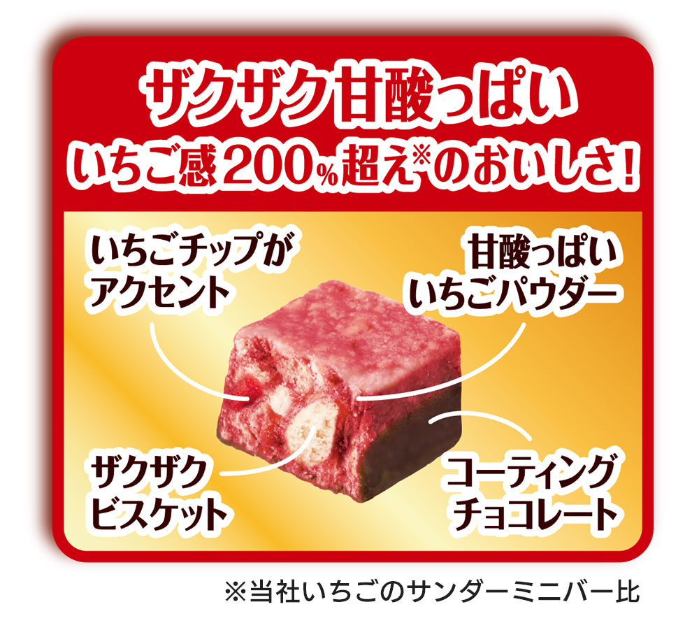 ★★★★★いちご★★★★★SM2◇４点◇タグ付き◇新品 いちごのサンダーひとくちサイズ いちご感200％超え